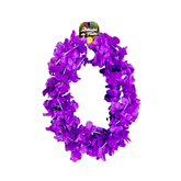 COLLAR FLOR LISO MORADO 6 UNIDADES